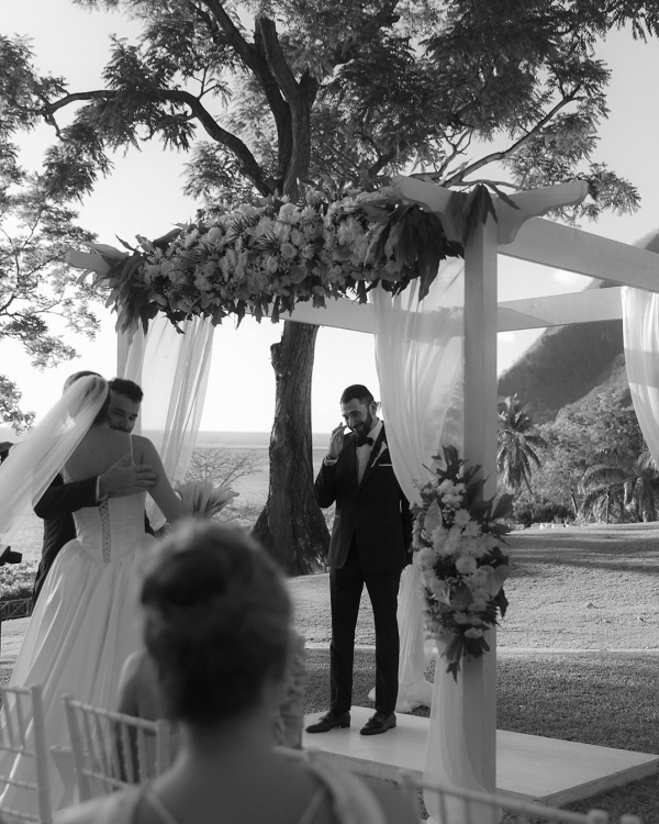 A Chic Tropical Wedding on the Shores of St. Lucia