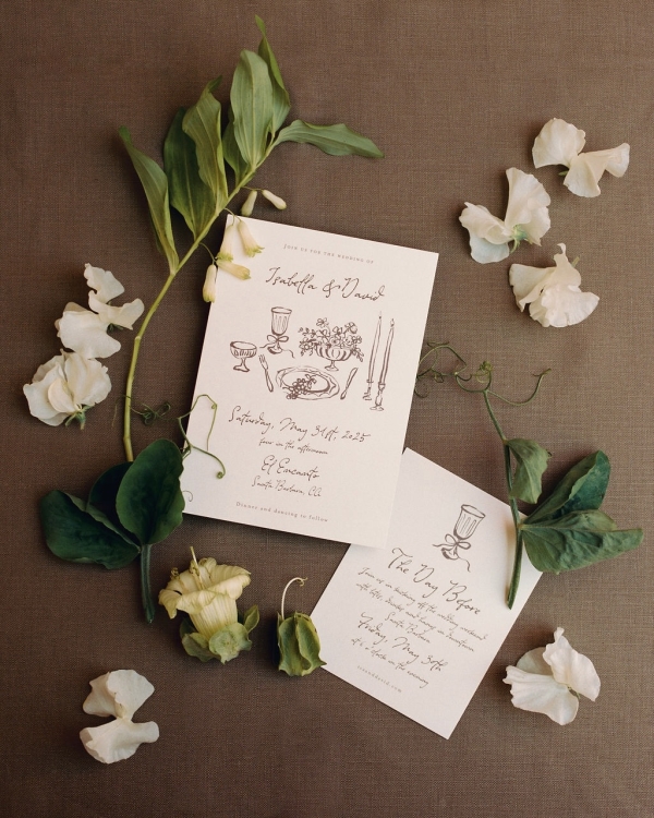 An Intimate Santa Barbara Wedding Framed by Lush Gardens & Light