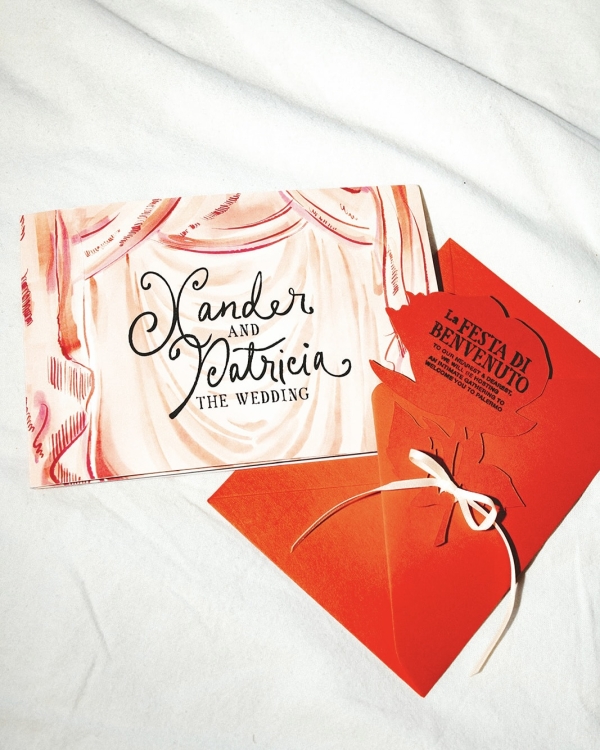 A Cinematic Sicilian Villa Wedding Framed by Modern Florals and Fruit Art