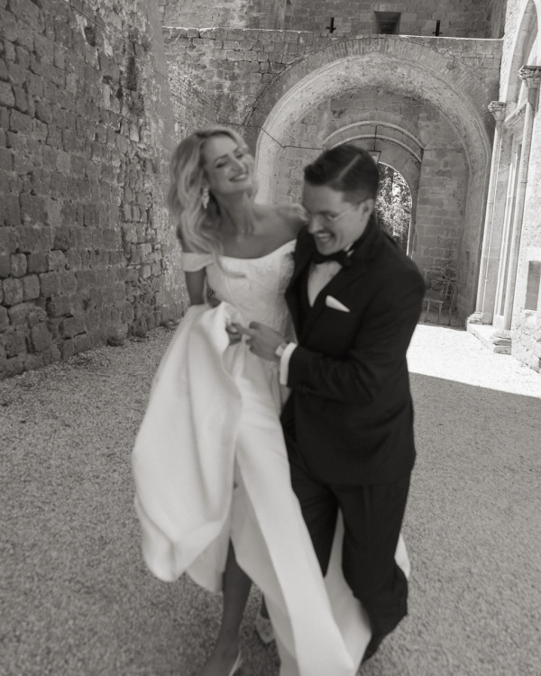 An Elevated Elopement in Tuscany with Vintage Bridal