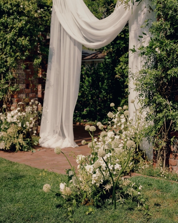 An Intimate Santa Barbara Wedding Framed by Lush Gardens & Light