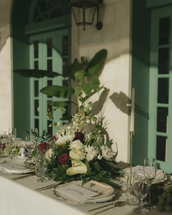 A Chic Tropical Wedding on the Shores of St. Lucia