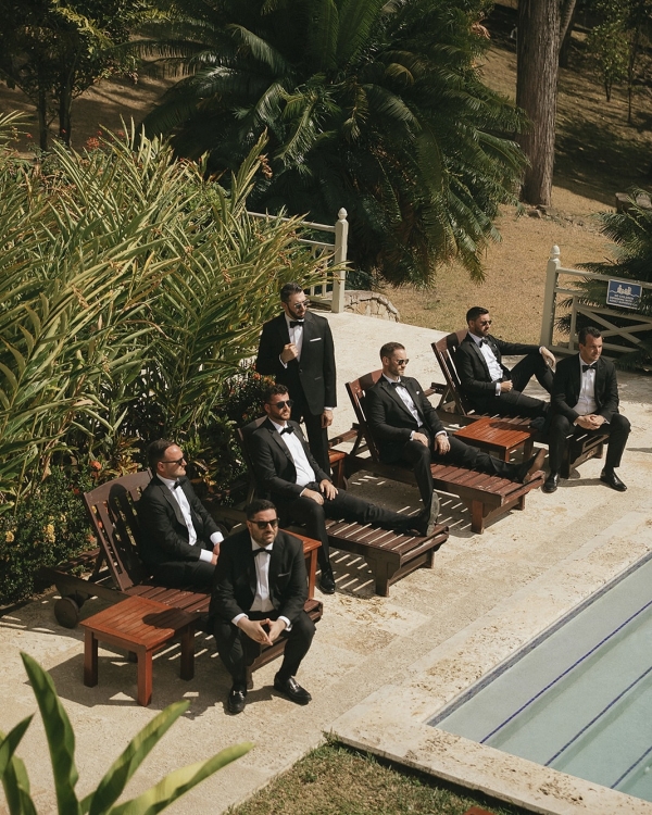 A Chic Tropical Wedding on the Shores of St. Lucia