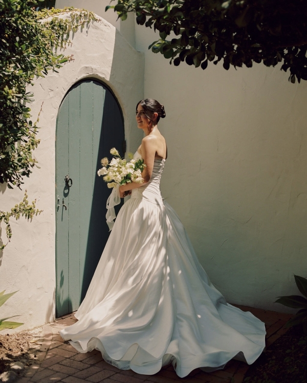 An Intimate Santa Barbara Wedding Framed by Lush Gardens & Light