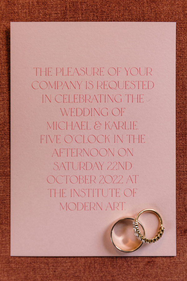 Real Wedding in a Private Art Gallery