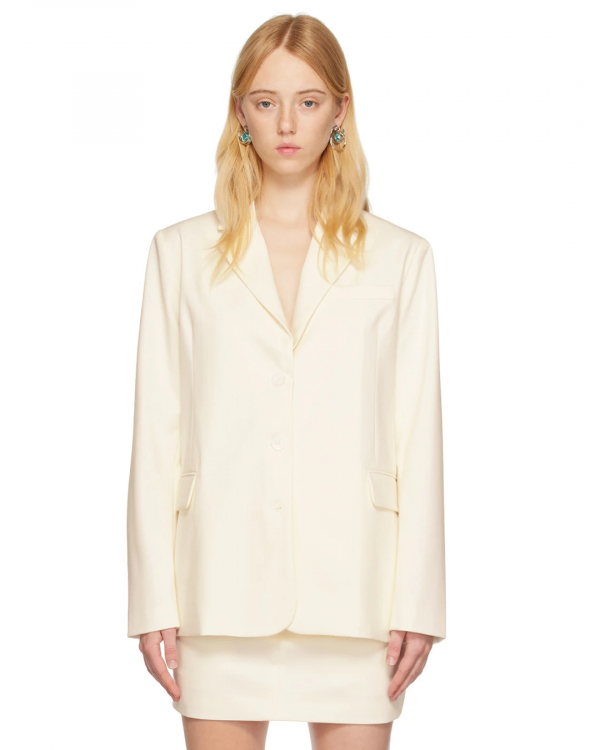 Blazer for Wedding Dress | White Blazer Over Wedding Dress | For Women