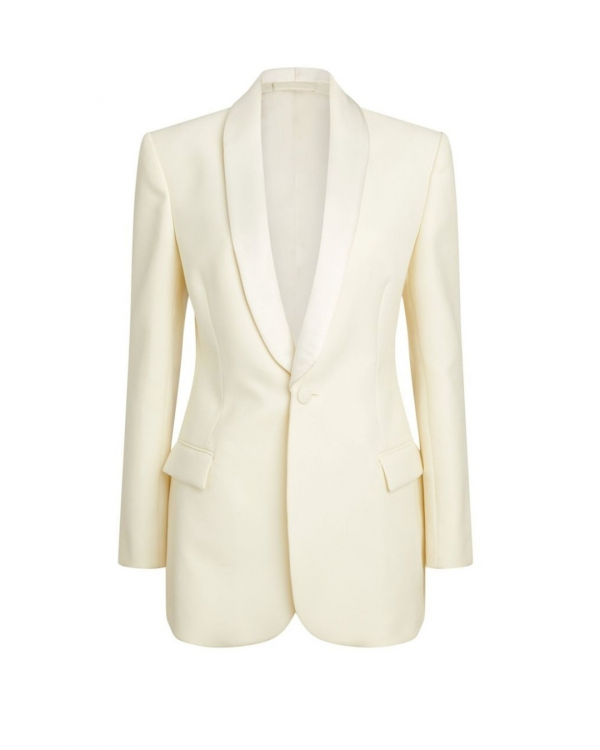 Blazer for Wedding Dress | White Blazer Over Wedding Dress | For Women