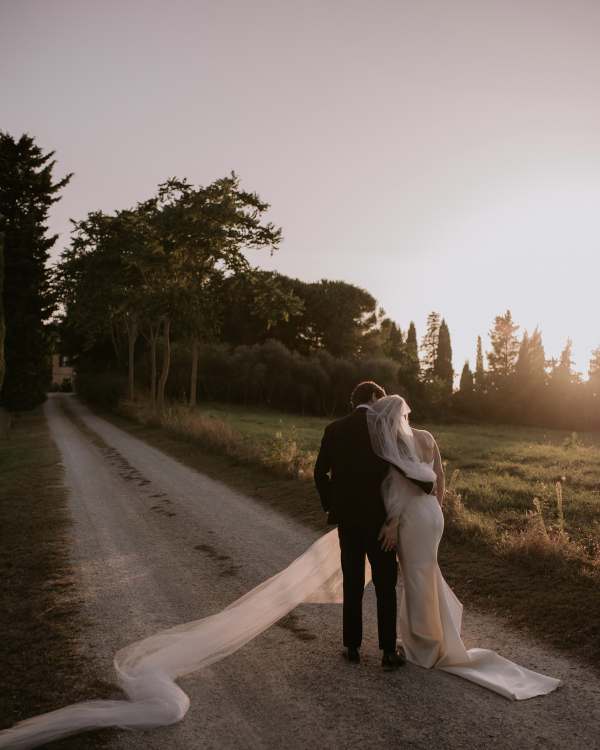 Elegant Destination Wedding in Borgo Casabianca | Mariana & Tom Outdoor Wedding Ceremony in Tuscany