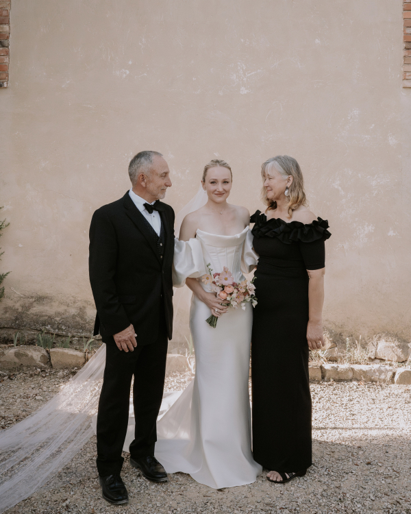 Elegant Destination Wedding in Borgo Casabianca | Mariana & Tom Outdoor Wedding Ceremony in Tuscany