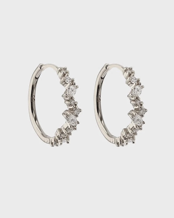 Silver Accessories for Women | Handbags, Clutch, Jewelry for Wedding | Silver Bridal Bags