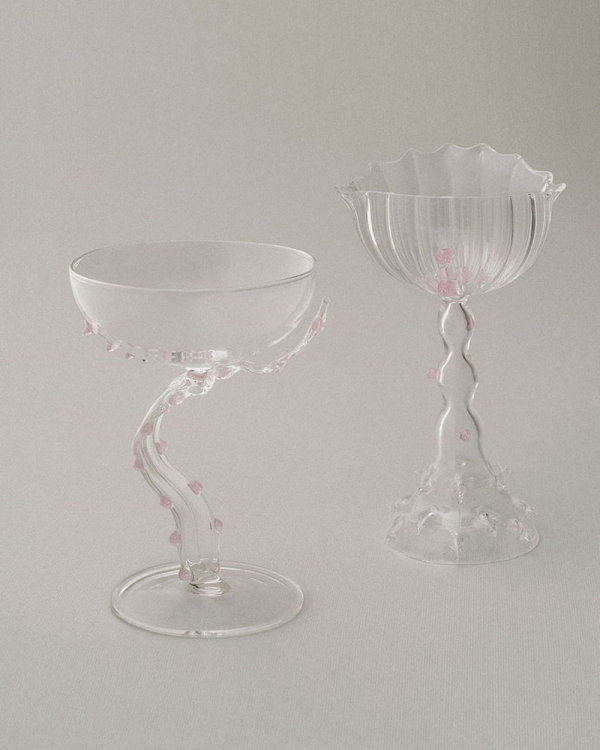 Unique Wedding Glassware Ideas | Artisanal Wine and Cocktail Glasses | Tablescape Styling Ideas