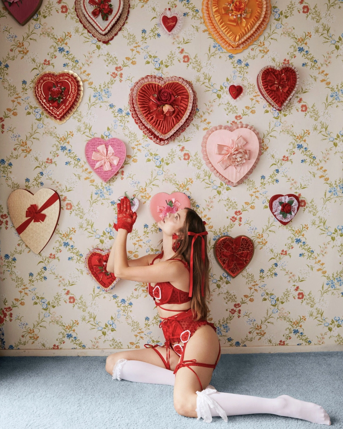 Be My Valentine Romantic Hearts Mens G-String Underwear
