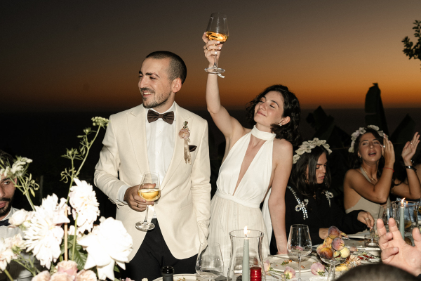 A Sun-Kissed Celebration in Greece Captured on Film