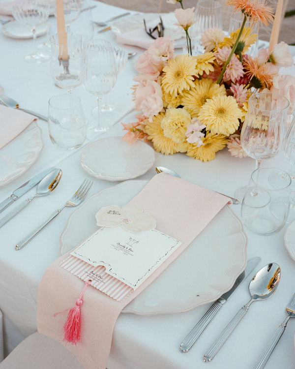 A Chic & Colorful Multi-Day Seaside Celebration in Spain