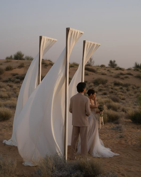 An Ethereal & Otherworldly Wedding in the Arabian Desert