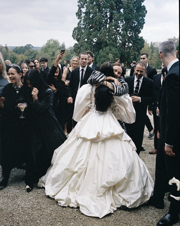 A Fashion Designer's Opulent Wedding in an Enchanting Parisian Château