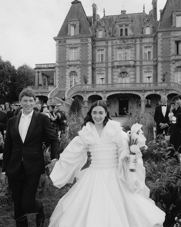 A Fashion Designer's Opulent Wedding in an Enchanting Parisian Château