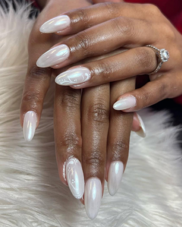 35 Unique Nail Art Designs to Elevate Your Wedding Look