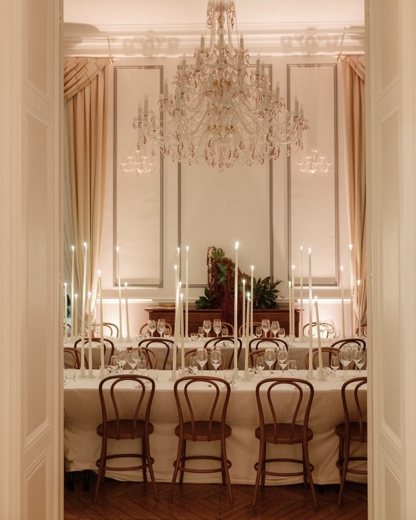 A Fashion Designer's Opulent Wedding in an Enchanting Parisian Château