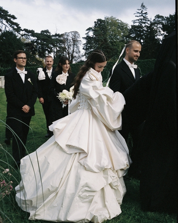 A Fashion Designer's Opulent Wedding in an Enchanting Parisian Château
