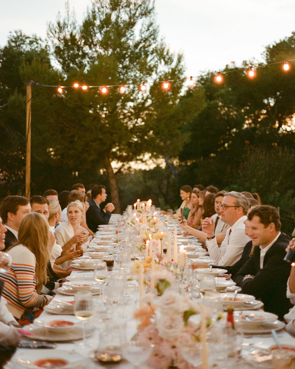 A Chic & Colorful Multi-Day Seaside Celebration in Spain