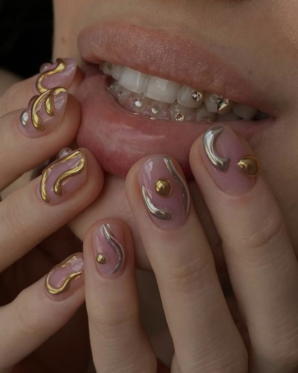 35 Unique Nail Art Designs to Elevate Your Wedding Look