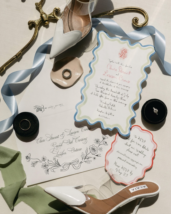 Wedding at the Harding Waterfront Estate | Claire and Lawson Garden Marriage Ceremony