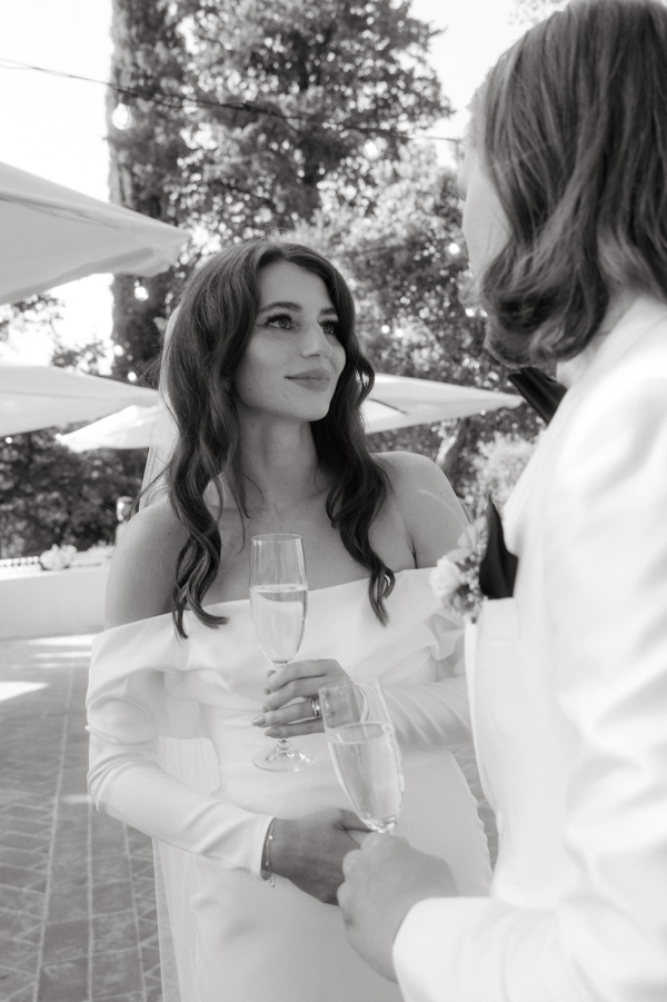 Elegant Destination Wedding in Tuscany | Angelica & Dmitri Italian Marriage Ceremony in Italian Borgo