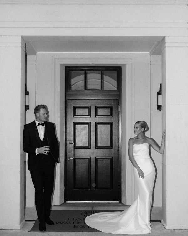 Wedding at the Harding Waterfront Estate | Claire and Lawson Garden Marriage Ceremony