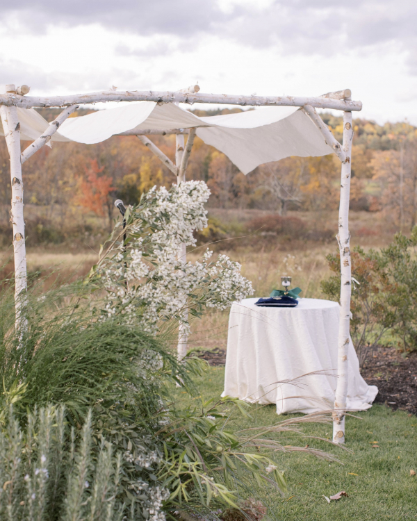Fall Wedding Ceremony Inspiration | Mackenzie & Jonathan Outdoor Wedding in Inness in Accord, New York
