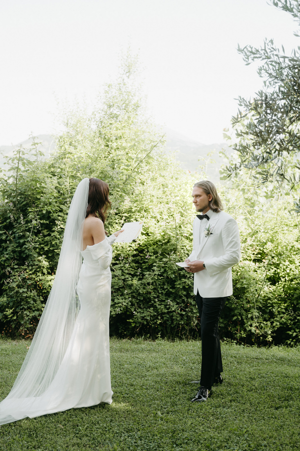 Elegant Destination Wedding in Tuscany | Angelica & Dmitri Italian Marriage Ceremony in Italian Borgo