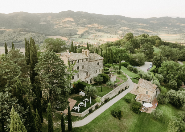Elegant Destination Wedding in Tuscany | Angelica & Dmitri Italian Marriage Ceremony in Italian Borgo