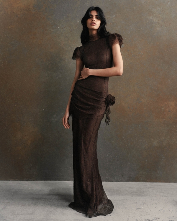 The Color of the Season: 20 Chocolate Brown Wedding Guest Dresses