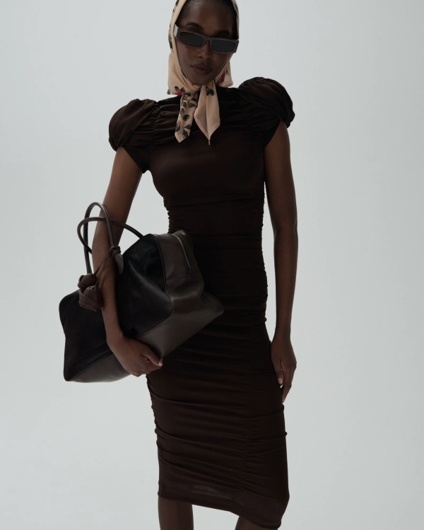 The Color of the Season: 20 Chocolate Brown Wedding Guest Dresses