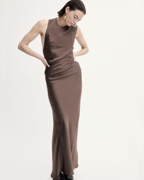 The Color of the Season: 20 Chocolate Brown Wedding Guest Dresses