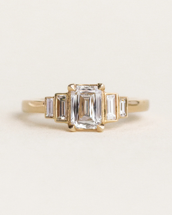 30 Emerald Cut Engagement Rings & Wedding Bands We're Loving Right Now