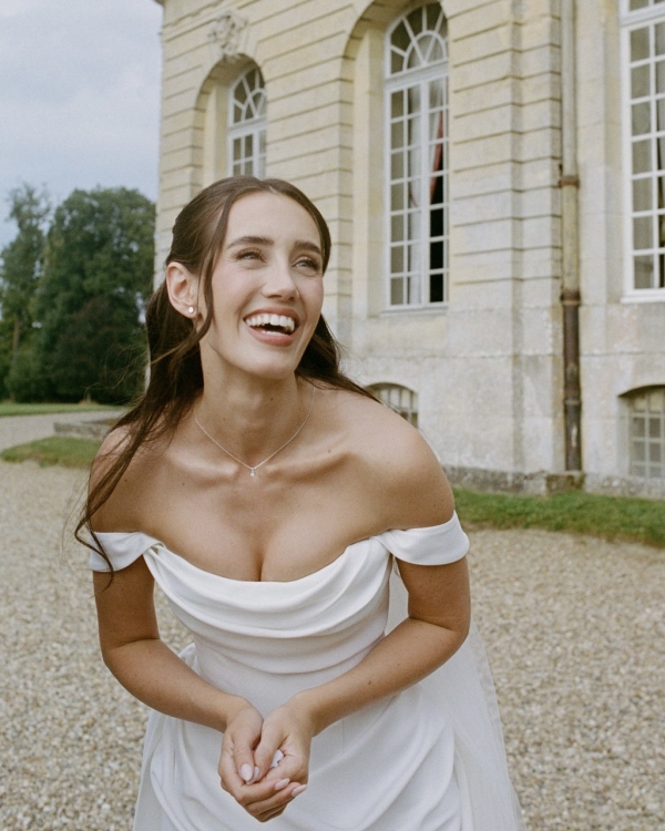 An Intimate Parisian Wedding Amidst an Elegant Château Garden