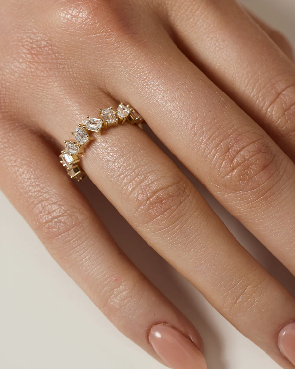 30 Emerald Cut Engagement Rings & Wedding Bands We're Loving Right Now