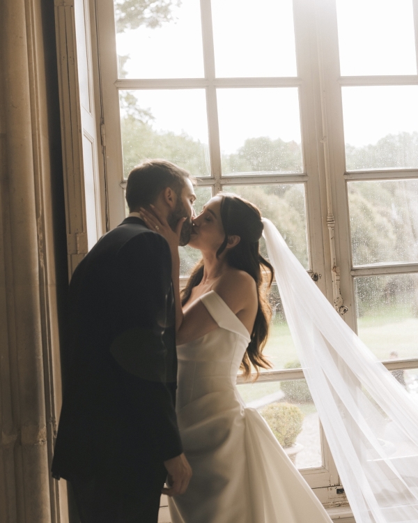 An Intimate Parisian Wedding Amidst an Elegant Château Garden