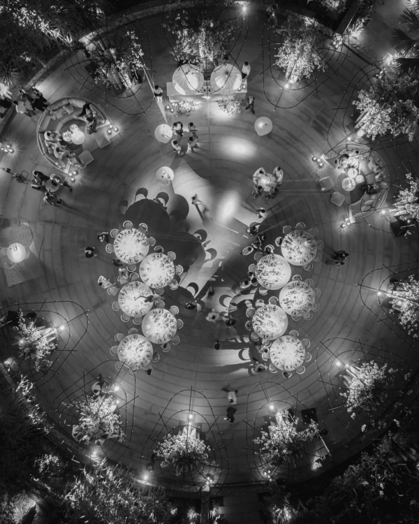 A Celestial-Inspired Welcome Party under a Lunar Eclipse in Cabo