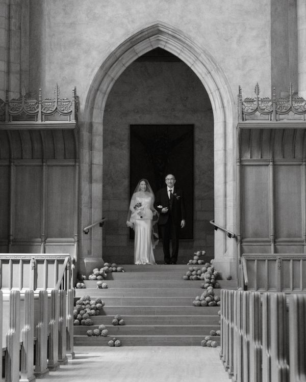 An Intimate Toronto Wedding with a Touch of Gothic Charm