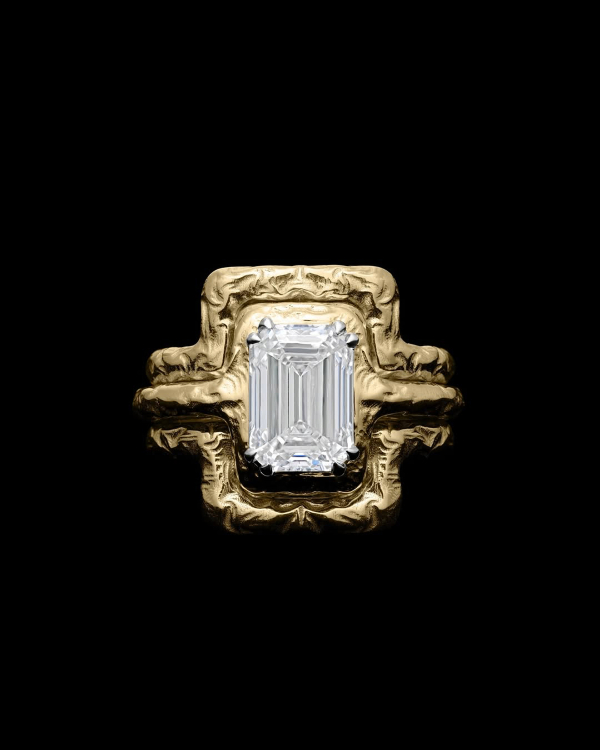 30 Emerald Cut Engagement Rings & Wedding Bands We're Loving Right Now