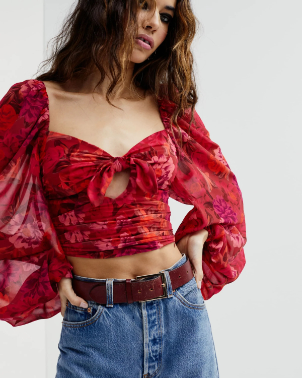 Floral Fashion Trends 2022 - 2023 | Floral Design Clothes and Shoes | Top of the Best Dresses, Crop Tops