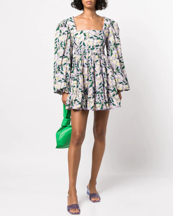 Floral Fashion Trends 2022 - 2023 | Floral Design Clothes and Shoes | Top of the Best Dresses, Crop Tops