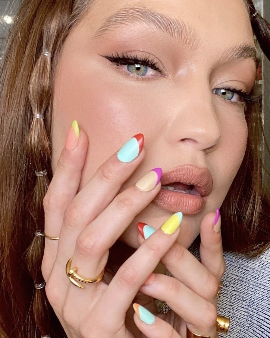French Line Manicure Trend For 2022