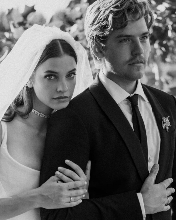 Barbara Palvin and Dylan Sprouse Wedding | Barbara Palvin's Vivienne Westwood Dress | Years Together