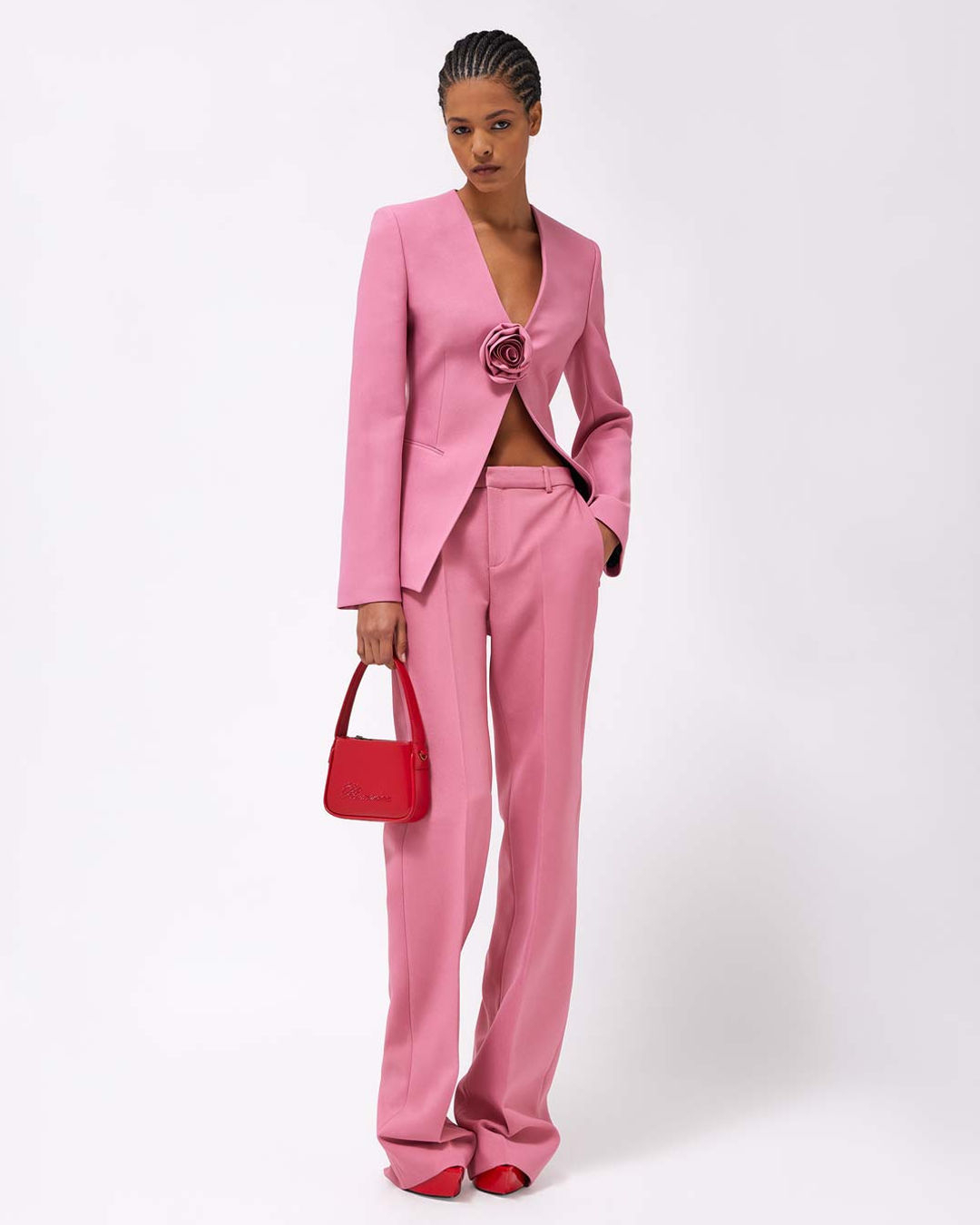 ALDO x Barbie mini crossbody bag in pink satin