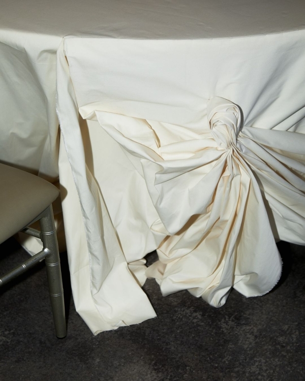 Knotted Table Linen for Wedding Event Design