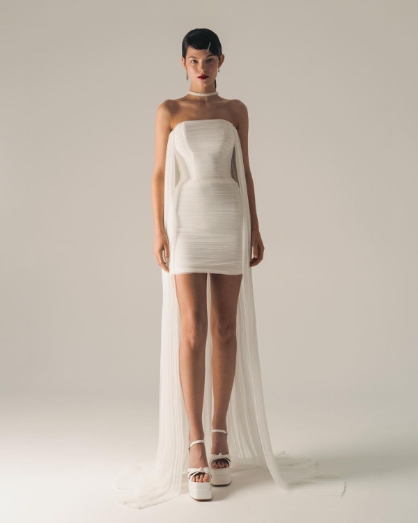 Stylish Bridal Mini Dresses