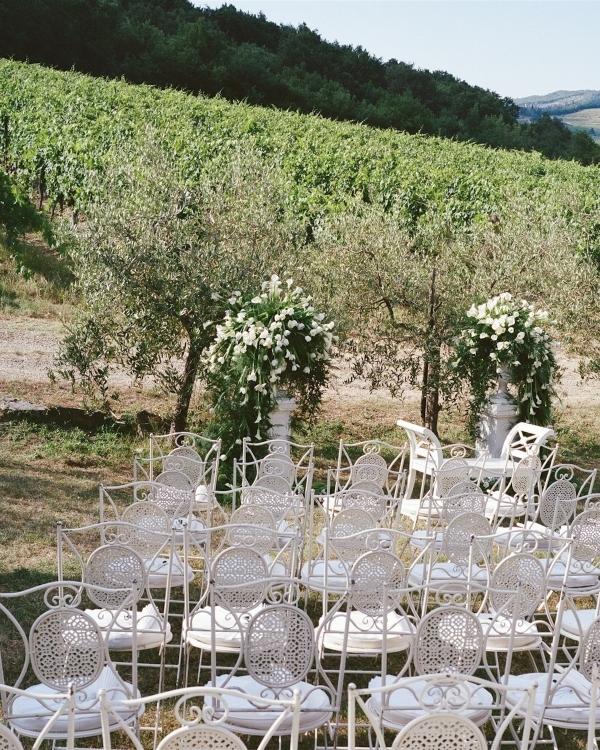 A Danielle Frankel Bride’s Tuscan Wedding in a Medieval Castle